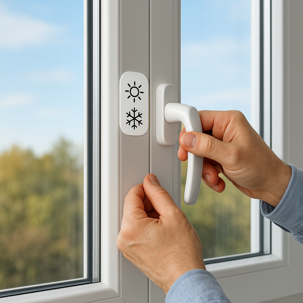 <strong>Регулювання пластикових вікон</strong>: що таке зимовий і літній режим та коли їх перемикати в Україні