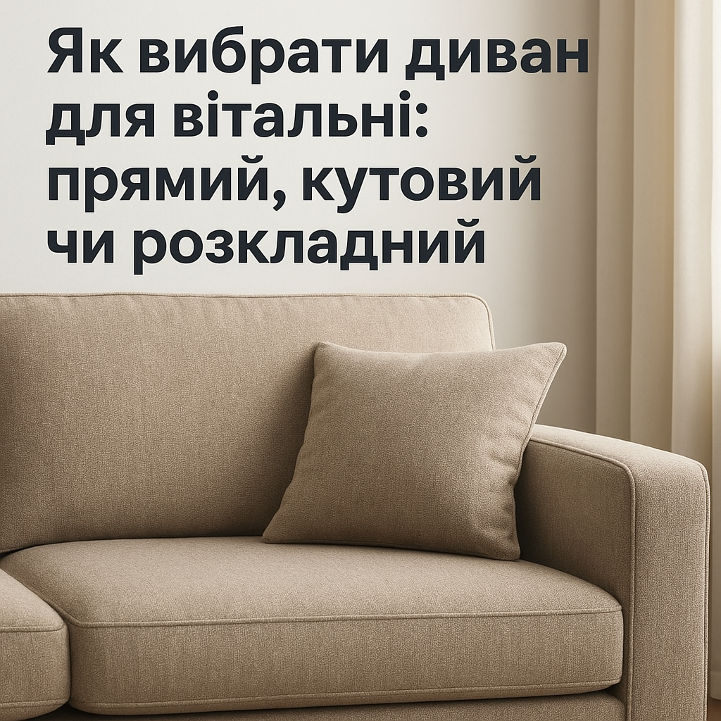 Прямий чи кутовий диван: кому що підходить і чому це питання про <em>габарити</em>