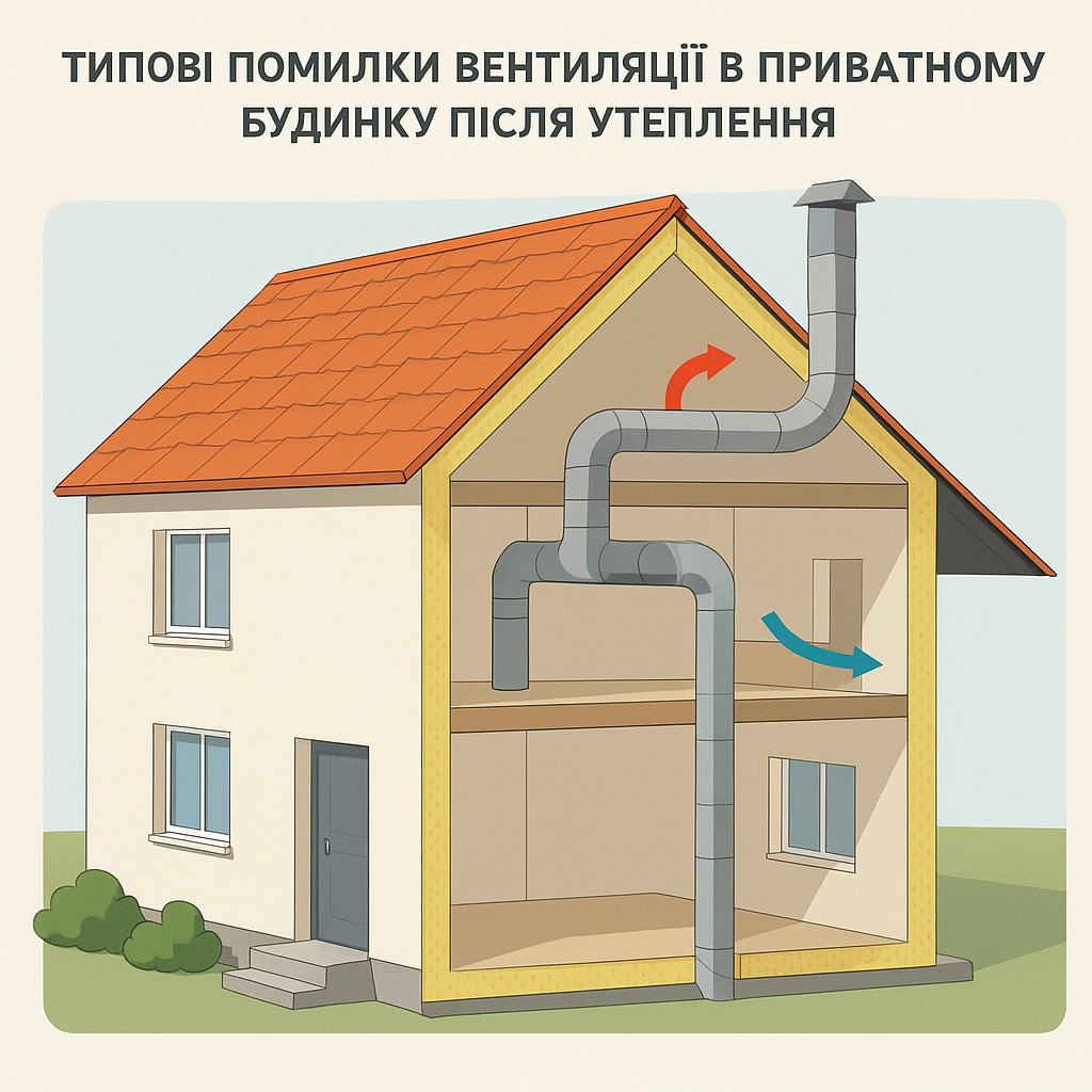 Що змінює утеплення в повітрообміні та чому з’являються проблеми