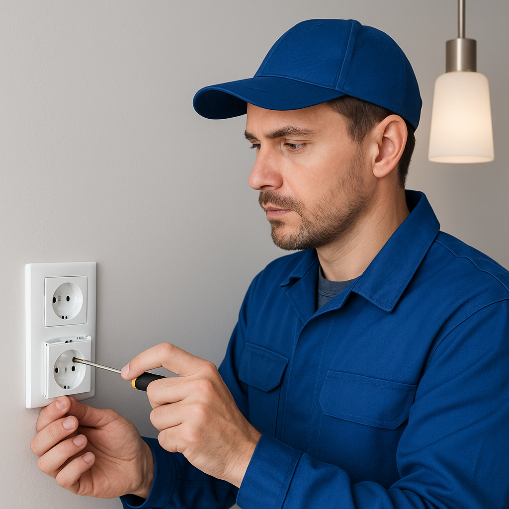 Процес, ціноутворення та гарантії: установка розеток Суми, установка вимикача Суми, підключення люстри Суми